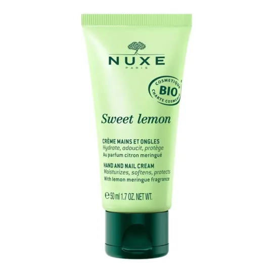 Nuxe Bio Sweet Lemon Crème Mains et Ongles Bio Vegan 50ml Nuxe Bio Sweet Lemon Crème Mains et Ongles Bio Vegan 50ml