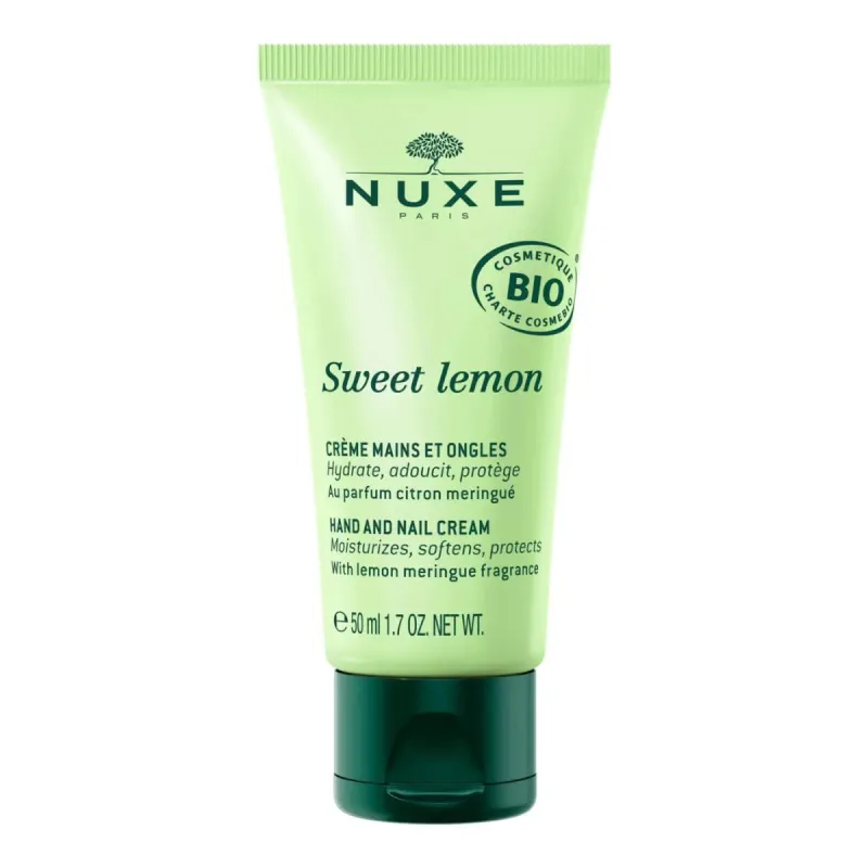 Nuxe Bio Sweet Lemon Crème Mains et Ongles Bio Vegan 50ml Nuxe Bio Sweet Lemon Crème Mains et Ongles Bio Vegan 50ml