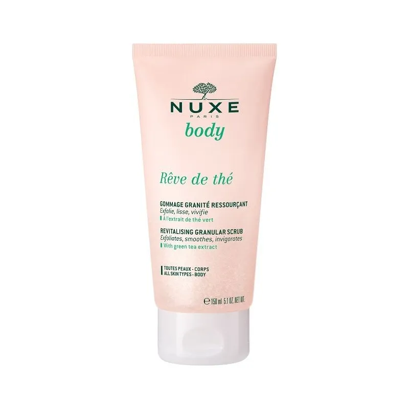 Nuxe Body Rêve de Thé Gommage Granité Ressourçant Vegan 150ml Nuxe Body Rêve de Thé Gommage Granité Ressourçant Vegan 150ml