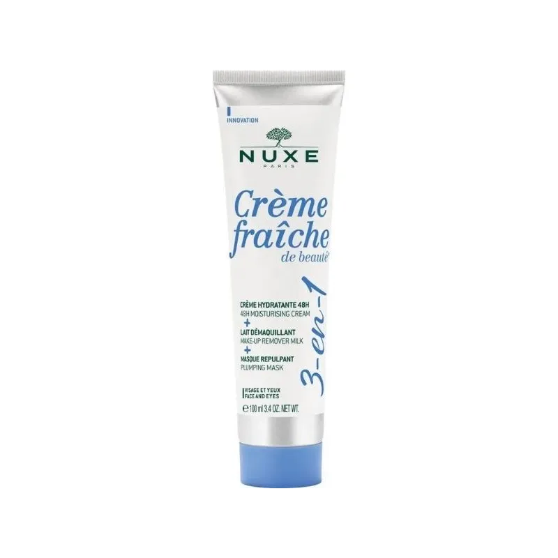 Nuxe Crème Fraîche de Beauté 3-en-1 Visage et Yeux Vegan 100ml Nuxe Crème Fraîche de Beauté 3-en-1 Visage et Yeux Vegan 100ml