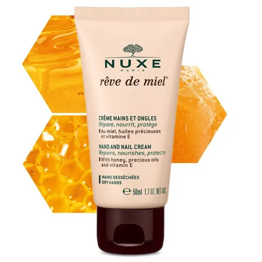 Nuxe Rêve de Miel Crème Mains et Ongles 50 ml Nuxe Rêve de Miel Crème Mains et Ongles 50 ml