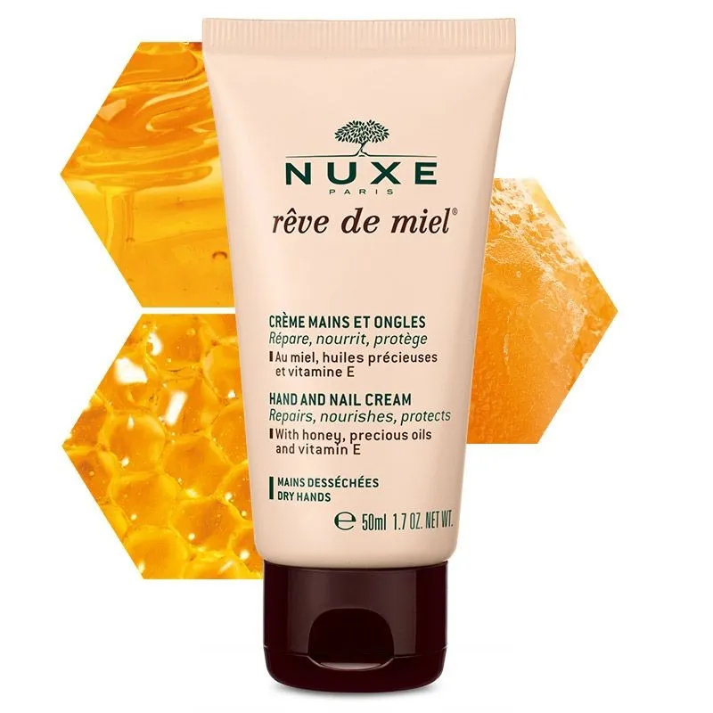 Nuxe Rêve de Miel Crème Mains et Ongles 50 ml Nuxe Rêve de Miel Crème Mains et Ongles 50 ml