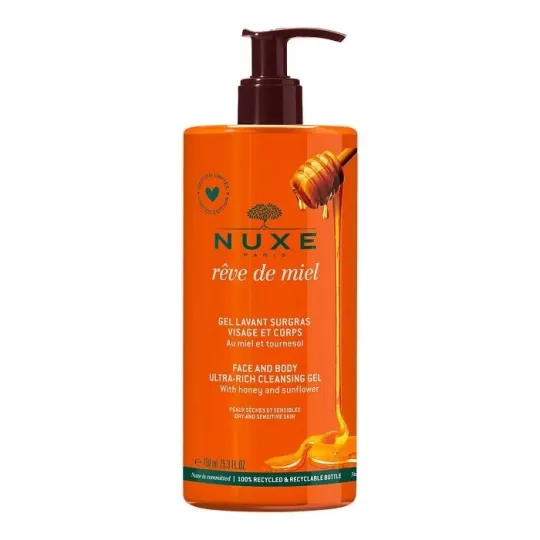 Nuxe Rêve de Miel Surgras Nettoyant 750ml Nuxe Rêve de Miel Surgras Nettoyant 750ml