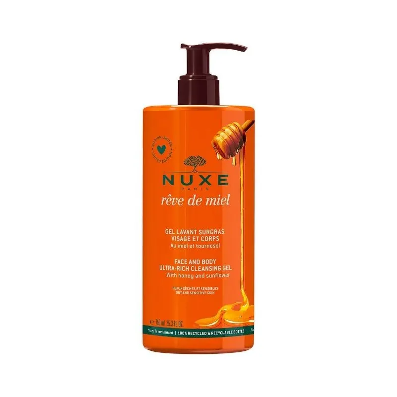 Nuxe Rêve de Miel Surgras Nettoyant 750ml Nuxe Rêve de Miel Surgras Nettoyant 750ml
