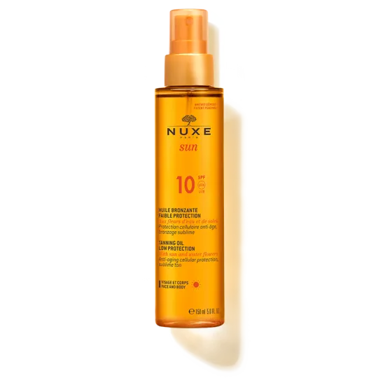 Nuxe Sun Huile Bronzante VIsage et Corps SPF 10 150ml Nuxe Sun Huile Bronzante VIsage et Corps SPF 10 150ml