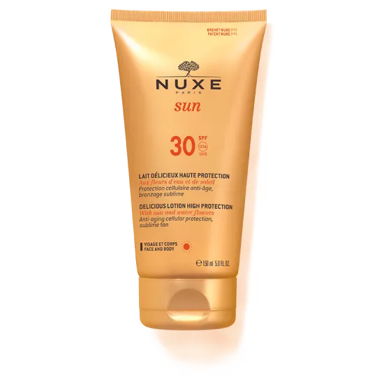 Nuxe Sun Lait Délicieux Visage et Corps SPF30 150 ml Nuxe Sun Lait Délicieux Visage et Corps SPF30 150 ml
