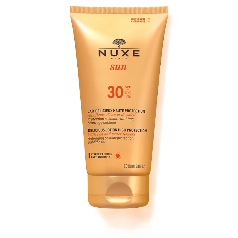 Nuxe Sun Lait Délicieux Visage et Corps SPF30 150 ml Nuxe Sun Lait Délicieux Visage et Corps SPF30 150 ml
