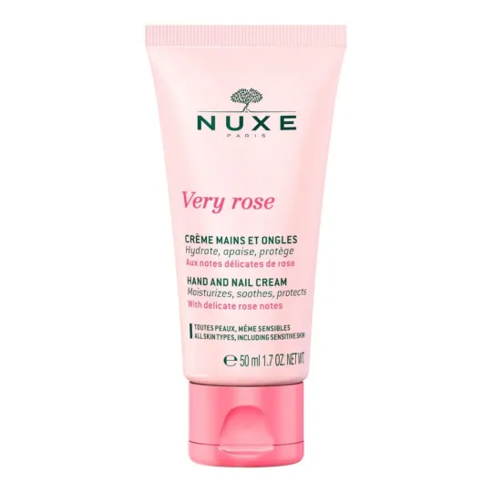 Nuxe Very Rose Crème Mains et Ongles 50ml Nuxe Very Rose Crème Mains et Ongles 50ml