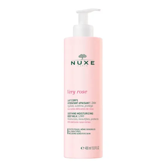 Nuxe Very Rose Lait Hydratant Apaisant 400ml Nuxe Very Rose Lait Hydratant Apaisant 400ml