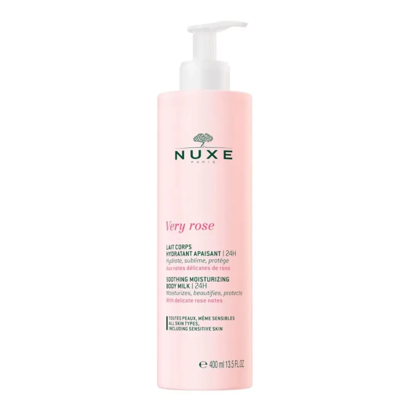 Nuxe Very Rose Lait Hydratant Apaisant 400ml Nuxe Very Rose Lait Hydratant Apaisant 400ml