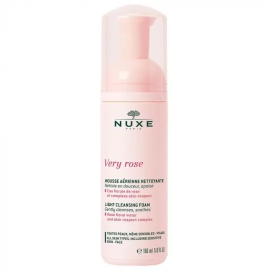 Nuxe Very Rose Mousse Aérienne Nettoyante Nuxe Very Rose Mousse Aérienne Nettoyante