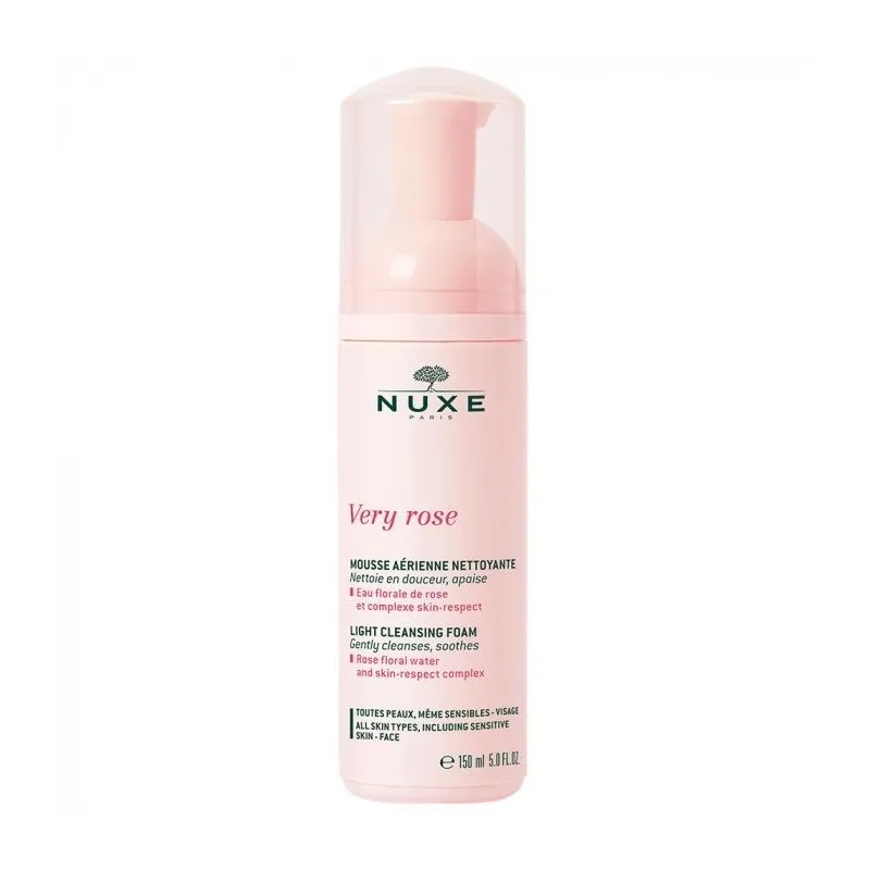 Nuxe Very Rose Mousse Aérienne Nettoyante Nuxe Very Rose Mousse Aérienne Nettoyante