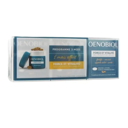 Oenobiol Force et Vitalité 3X60 Capsules Oenobiol Force et Vitalité 3X60 Capsules