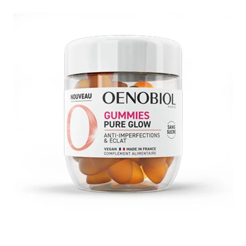 Oenobiol Gummies Pure Glow Anti-imperfections Vegan 60 Gommes Oenobiol Gummies Pure Glow Anti-imperfections Vegan 60 Gommes