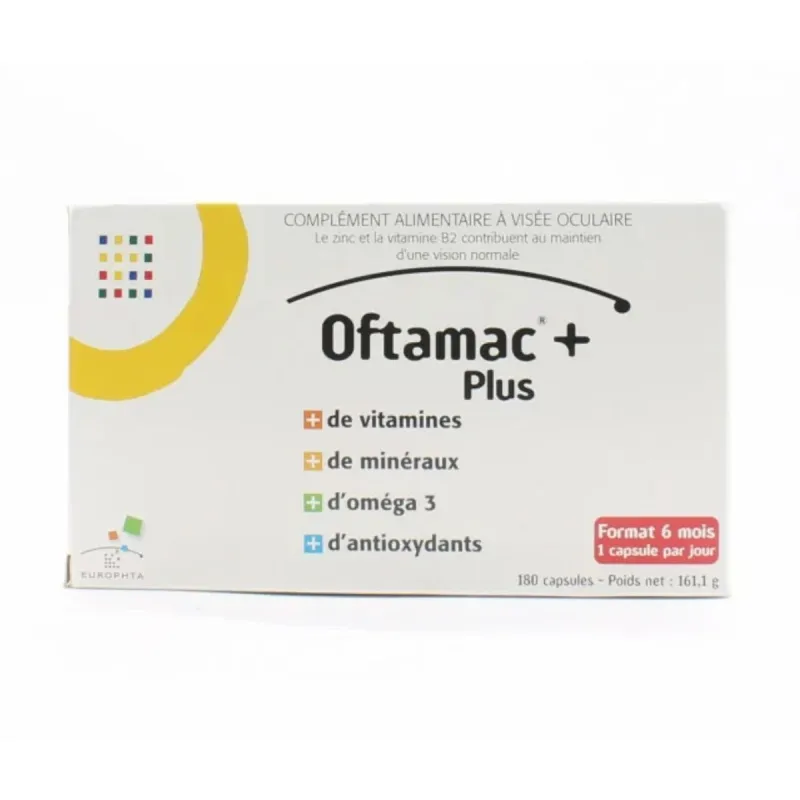 Oftamac Plus 180 Capsules Oftamac Plus 180 Capsules