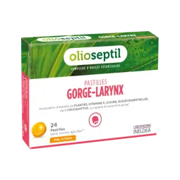 Olioseptil 24 Pastilles Gorge-Larynx.