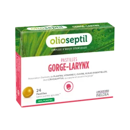 Olioseptil 24 Pastilles Gorge-Larynx.