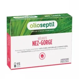 Olioseptil 15 Gélules Nez-Gorge.