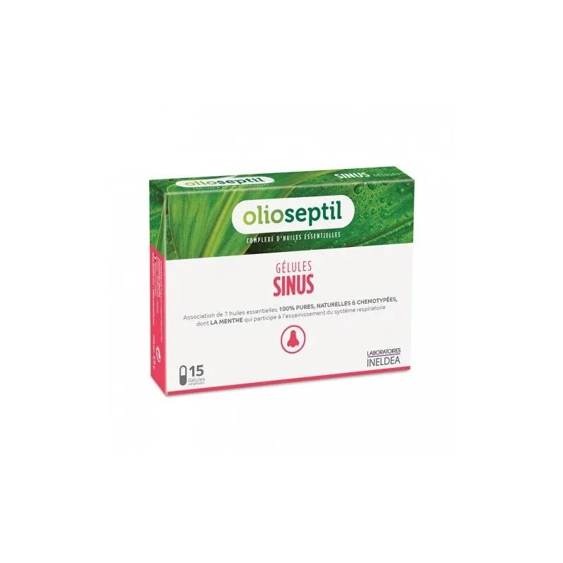 Olioseptil 15 Gélules Sinus. Olioseptil 15 Gélules Sinus.