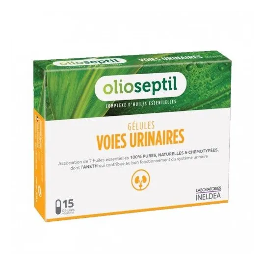 Olioseptil 15 gélules Voies Urinaires.
