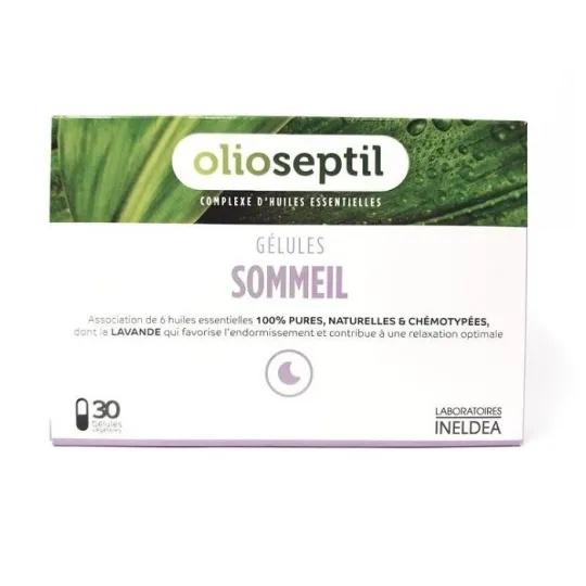 Olioseptil Sommeil Détente 30 gélules Olioseptil Sommeil Détente 30 gélules