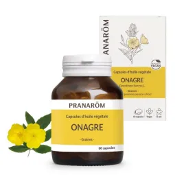 Onagre Pranarôm 60 Capsules d'Huile Végétales