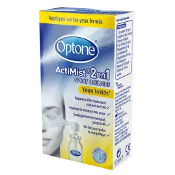 Optone Actimist 2 en 1 Spray Yeux Irrités 10ml