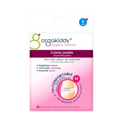 Orgakiddy Culotte Jetable X4 Taille M