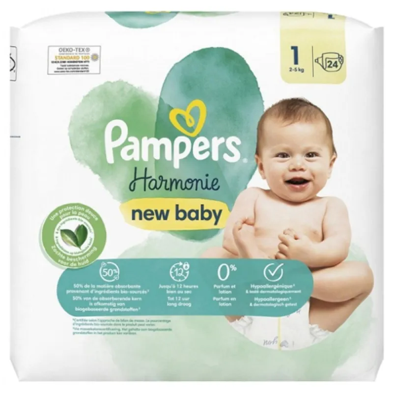 Pampers Harmonie 35 couches de 2-5kg Pampers Harmonie 35 couches de 2-5kg