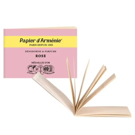 Papier d'Arménie Parfum Rose
