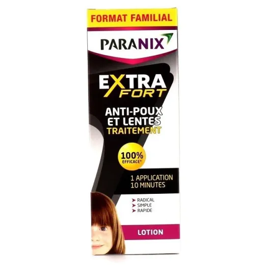 Paranix Extra Fort Anti-poux et Lentes Lotion+Peigne 200ml Paranix Extra Fort Anti-poux et Lentes Lotion+Peigne 200ml
