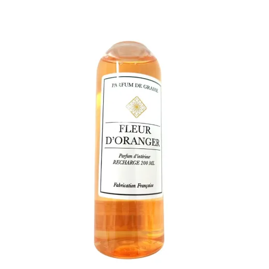 Parfum de Grasse Recharge Parfum d'Intérieur 200ml-Fleur d'Oranger