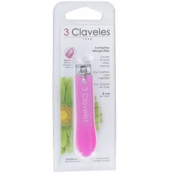 3 Claveles Coupe Ongles avec Capsules 8cm-rose