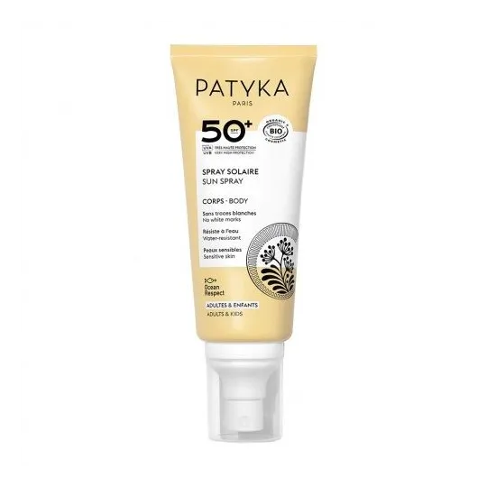 Patyka Spray Solaire Corps SPF 50+ Bio Vegan 100ml Patyka Spray Solaire Corps SPF 50+ Bio Vegan 100ml