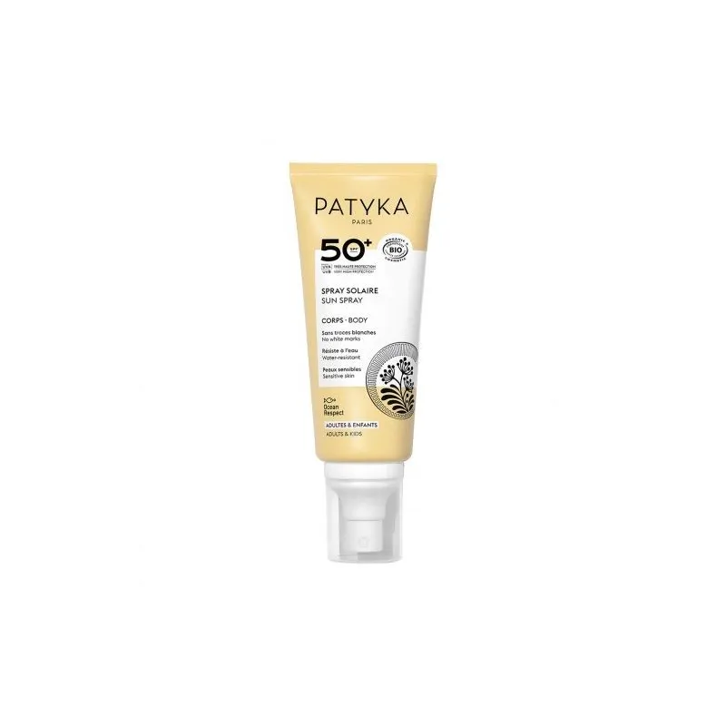 Patyka Spray Solaire Corps SPF 50+ Bio Vegan 100ml Patyka Spray Solaire Corps SPF 50+ Bio Vegan 100ml