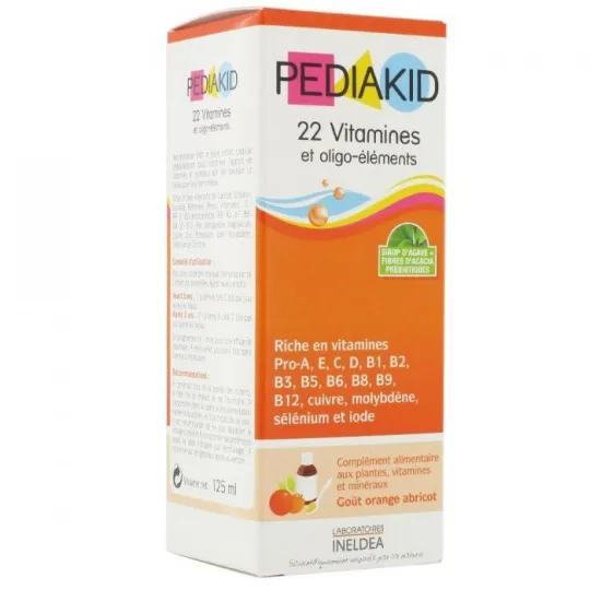 Pediakid 22 Vitamines et Oligo-éléments 125ml