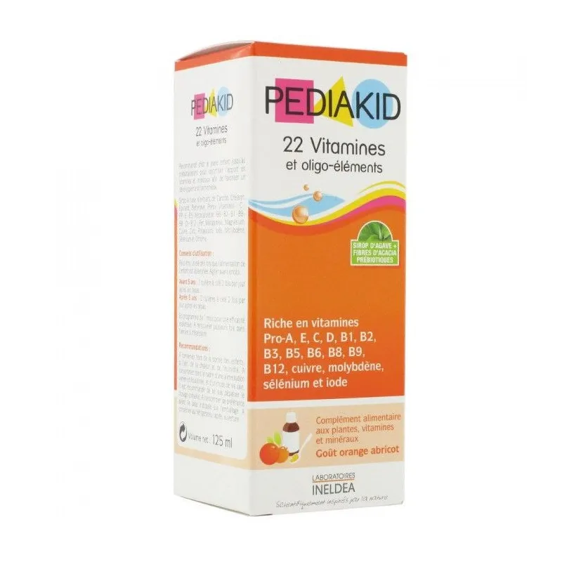 Pediakid 22 Vitamines et Oligo-éléments 125ml