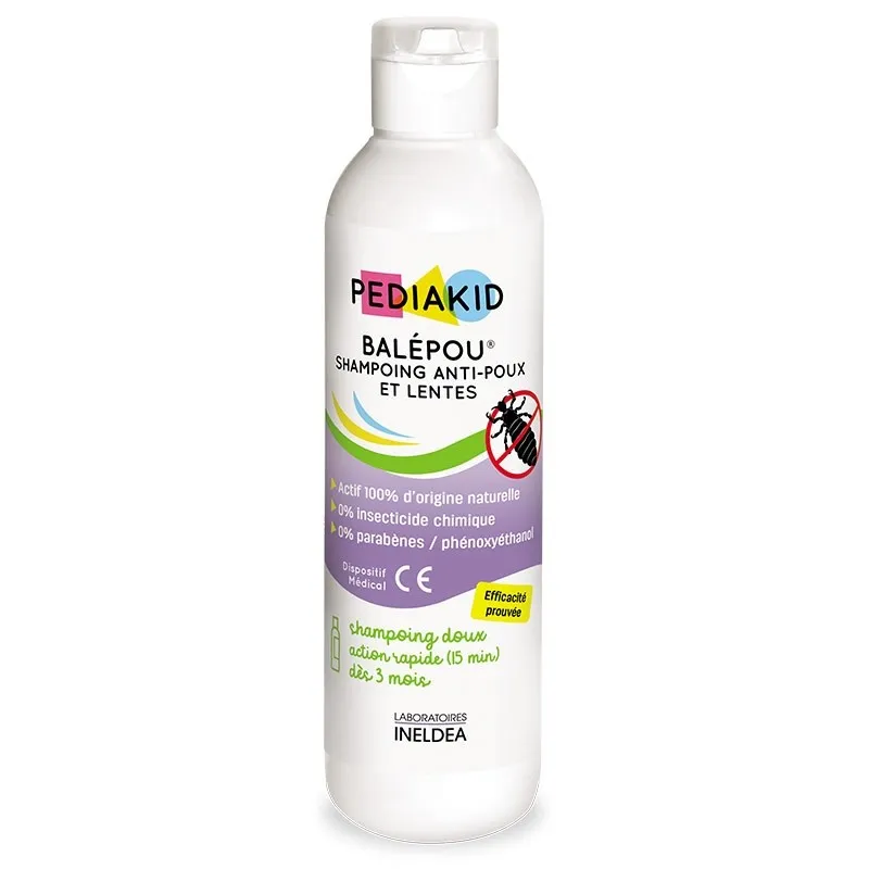 Pediakid Balépou Shampooing Anti-Poux et Lentes 200ml