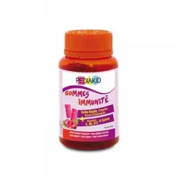 Pediakid Gommes Immunité framboise 60 gommes