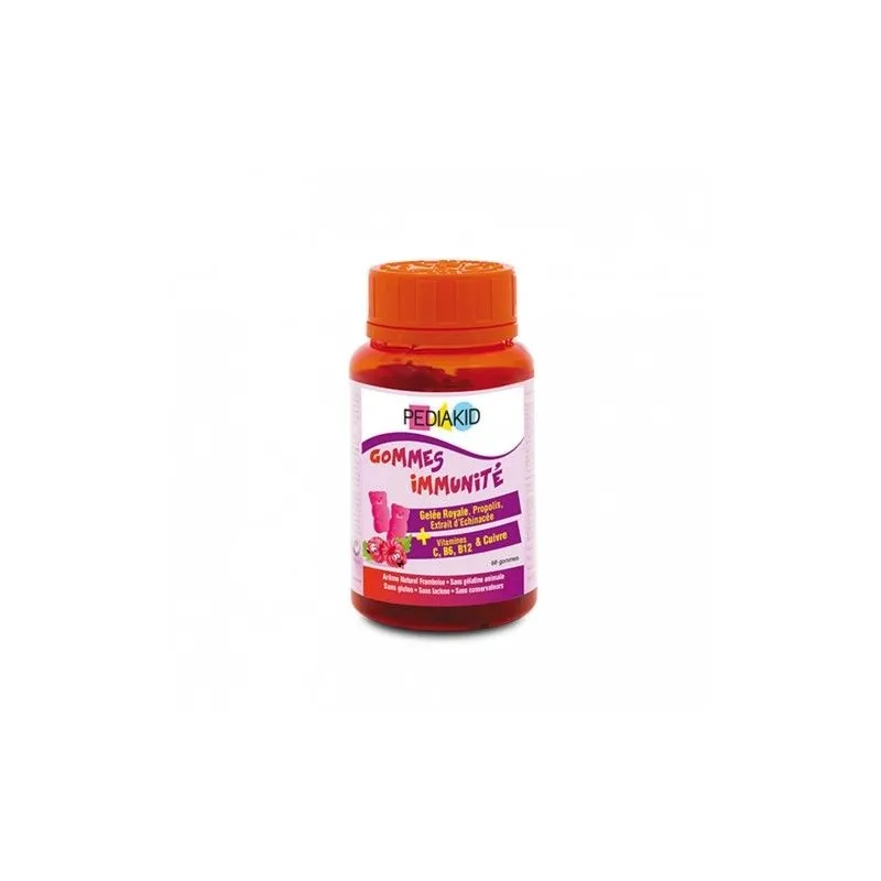 Pediakid Gommes Immunité framboise 60 gommes Pediakid Gommes Immunité framboise 60 gommes