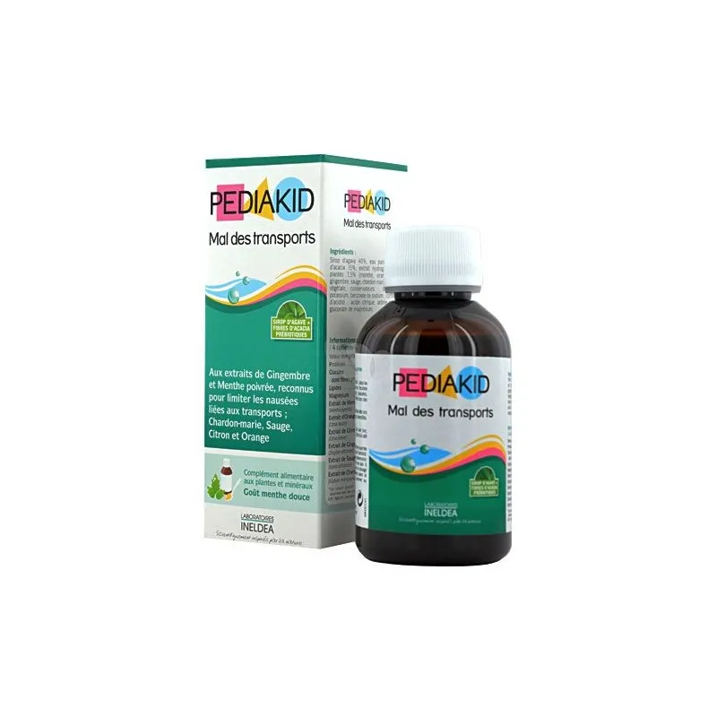 Pediakid Mal des Transports 125ml (goût menthe)