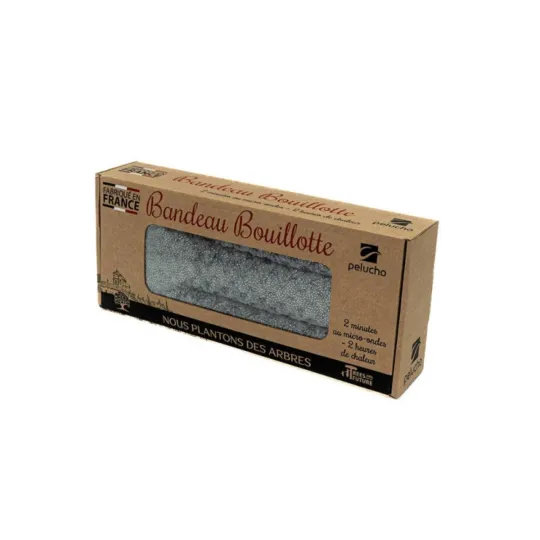 Pelucho Bouillotte Bandeau Cervicale Gris Pailleté Pelucho Bouillotte Bandeau Cervicale Gris Pailleté