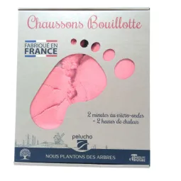 Pelucho Bouillotte Chausson Corail