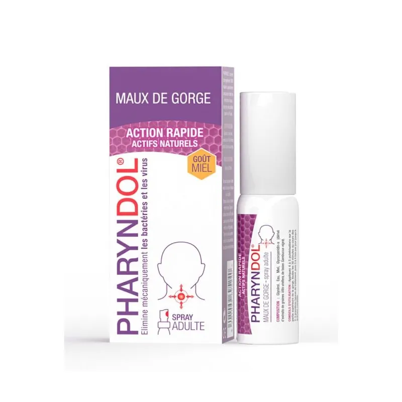 Pharyndol Maux de Gorge Action Rapide Spray 30ml