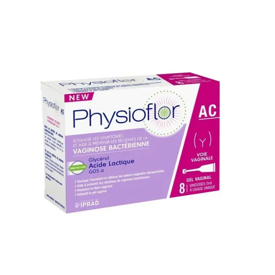 Physioflor AC 8 Unidoses Vaginales X5ml