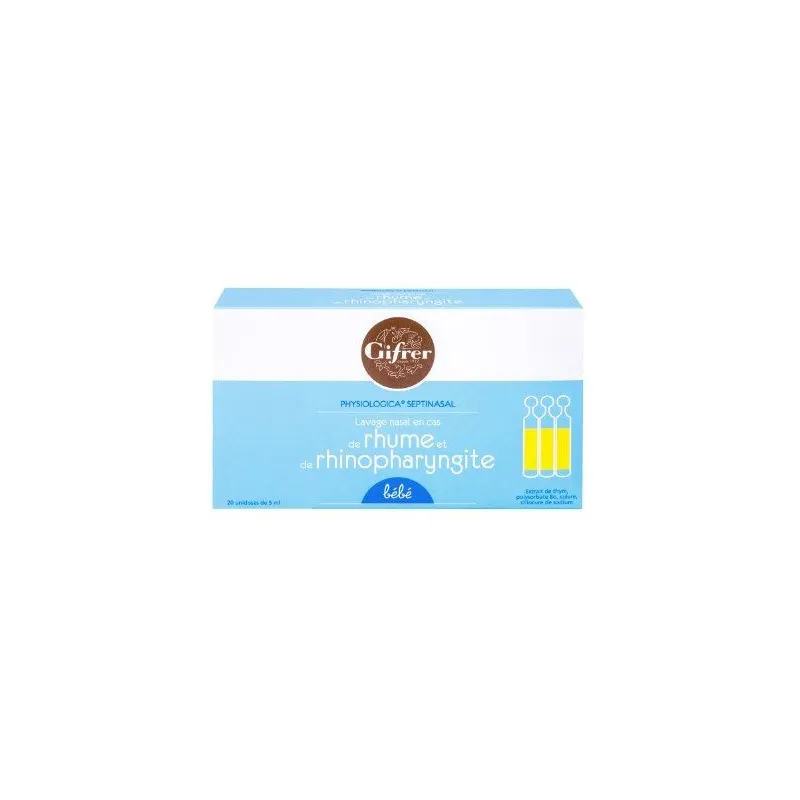 Physiologica Septinasal Hygiène du nez du petit enfant 20 unidoses