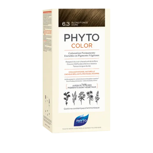 Phyto Color 6.3 Blond Foncé Doré Phyto Color 6.3 Blond Foncé Doré