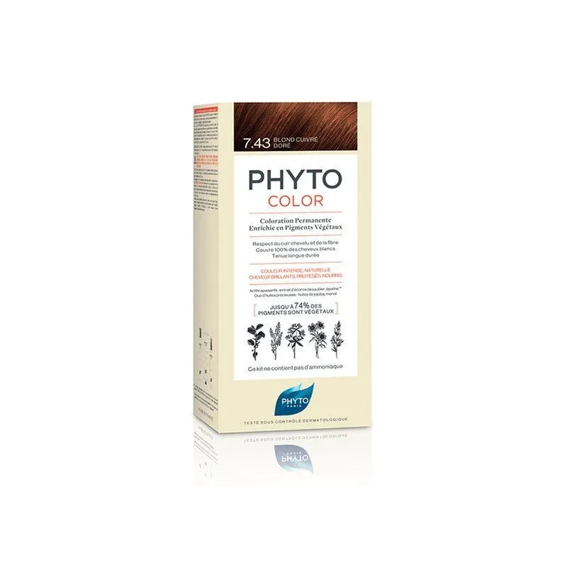 Phyto Color 7.43 Blond Cuivré Doré Phyto Color 7.43 Blond Cuivré Doré