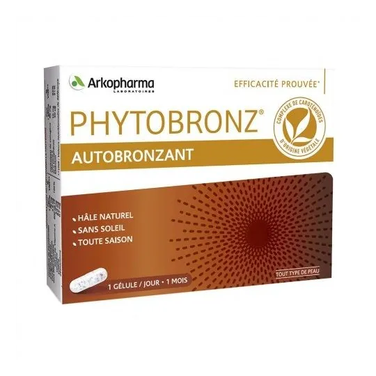 Phytobronz Autobronzant Hâle Naturel 30 Gélules