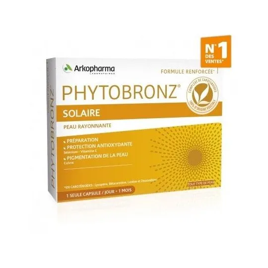 Phytobronz préparation solaire 30 capsules